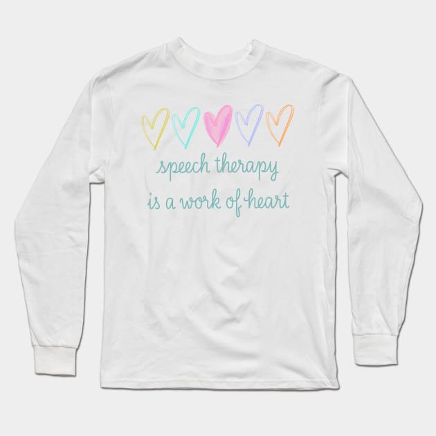 Speech Language Pathologist Long Sleeve T-Shirt by ithacaplus